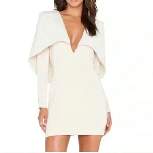 Asilio Almost Famous Two Tone Cape Mini Dress NWT Size S/8